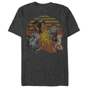 Men's Lion King Pride Land Family  Adult T-Shirt