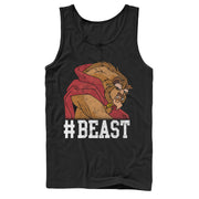 Men's Beauty and the Beast #Beast  Adult Tank Top