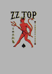 Men's ZZ TOP Devil Spades  Adult Pull Over Hoodie