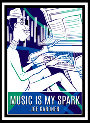 Men's Soul Music Is My Spark  Adult T-Shirt