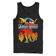 Men's Jurassic World: Fallen Kingdom Fire Dinosaurs  Adult Tank Top