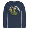 Men's The Simpsons Ned Flanders Okily Dokily  Adult Long Sleeve Shirt