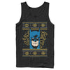 Men's Batman Ugly Christmas Masked Hero  Adult Tank Top