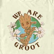 Men's Guardians of the Galaxy Earth Day We Are Groot  Adult T-Shirt