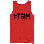 Men's CHIN UP Hashtag TGIM  Adult Tank Top