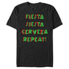 Men's Lost Gods Fiesta Siesta Cerveza Repeat!  Adult T-Shirt