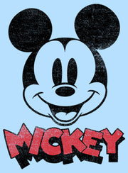 Men's Mickey & Friends Mickey Mouse Retro Headshot  Adult T-Shirt