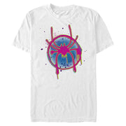 Men's Marvel Spider-Man: Into the Spider-Verse Neon Logo  Adult T-Shirt