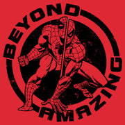 Men's Spider-Man: Beyond Amazing Split Distressed Circle  Adult T-Shirt