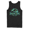 Men's Jurassic Park Floral T Rex Logo  Adult Tank Top