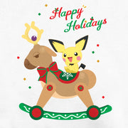 Men's Pokemon Christmas Pichu Rocker  Adult Sweatshirt