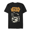 Men's Star Wars Halloween Spooky Boba Fett  Adult T-Shirt