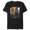 Men's Black Adam Faces of Justice  Adult T-Shirt