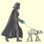 Men's Star Wars Darth Vader AT-AT Walking the Dog  Adult T-Shirt