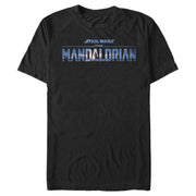 Men's Star Wars: The Mandalorian Season 2 Silhouette Logo  Adult T-Shirt