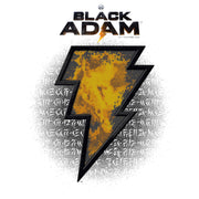 Men's Black Adam Fire Logo  Adult T-Shirt