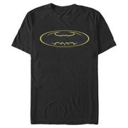 Men's Batman Logo Modern Wing  Adult T-Shirt