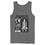 Men's NASA Vintage Panels  Adult Tank Top