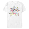 Men's Mickey & Friends Running Group Shot  Adult T-Shirt