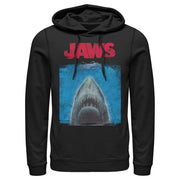 Men's Jaws Shark Movie Poster  Adult Pull Over Hoodie