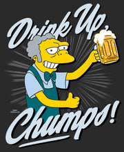 Men's The Simpsons Drink Up, Champs  Adult T-Shirt