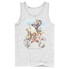 Men's Kingdom Hearts Final Mix Box Art  Adult Tank Top