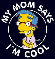 Men's The Simpsons Millhouse My Mom Says I'm Cool  Adult T-Shirt