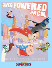 Men's DC League of Super-Pets Powered Pack Poster  Adult T-Shirt