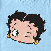 Men's Betty Boop Large Face  Adult T-Shirt