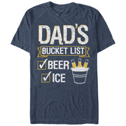 Men's Lost Gods Dad's Bucket List Ice  Adult T-Shirt