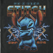 Men's Lilo & Stitch 80s Rocker Stitch  Adult T-Shirt