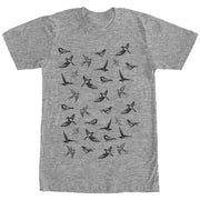 Men's Lost Gods Birds in Flight  Adult T-Shirt