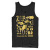 Men's Despicable Me 3 Minion Worker Strike  Adult Tank Top