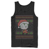 Men's Batman Ugly Christmas Chibi Joker  Adult Tank Top