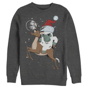 Men's Lost Gods Santa Yeti  Adult Sweatshirt