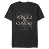 Men's Game of Thrones Winter is Coming Sword  Adult T-Shirt