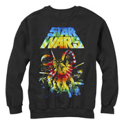 Men's Star Wars Classic Tie-Dye Poster  Adult Sweatshirt