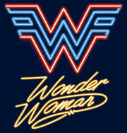 Men's Wonder Woman 1984 Neon Logo Glow  Adult Sweatshirt