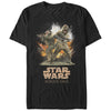 Men's Star Wars Rogue One Pao and Bistan Battle Scene  Adult T-Shirt