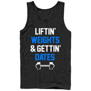 Men's CHIN UP Lifting Weights Getting Dates  Adult Tank Top