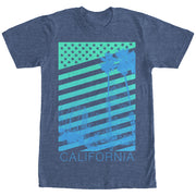 Men's Lost Gods American Flag California Palm Trees  Adult T-Shirt