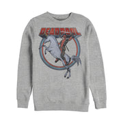 Men's Marvel Deadpool Rides Unicorn  Adult Sweatshirt