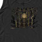 Men's Marvel Spider-Man: No Way Home Ripped Black Suit  Adult Tank Top