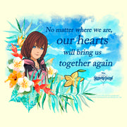 Men's Kingdom Hearts 3 Our Hearts Will Bring Us Together Again  Adult T-Shirt