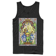 Men's Nintendo Legend of Zelda Glass  Adult Tank Top