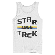 Men's Star Trek: The Original Series Retro Pixel 1966  Adult Tank Top