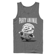 Men's Despicable Me Minion Party Animal  Adult Tank Top