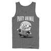 Men's Despicable Me Minion Party Animal  Adult Tank Top