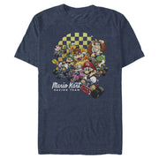 Men's Nintendo Mario Kart Cast Collage  Adult T-Shirt