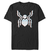 Men's Marvel Spider-Man: Far From Home Glitch Logo  Adult T-Shirt